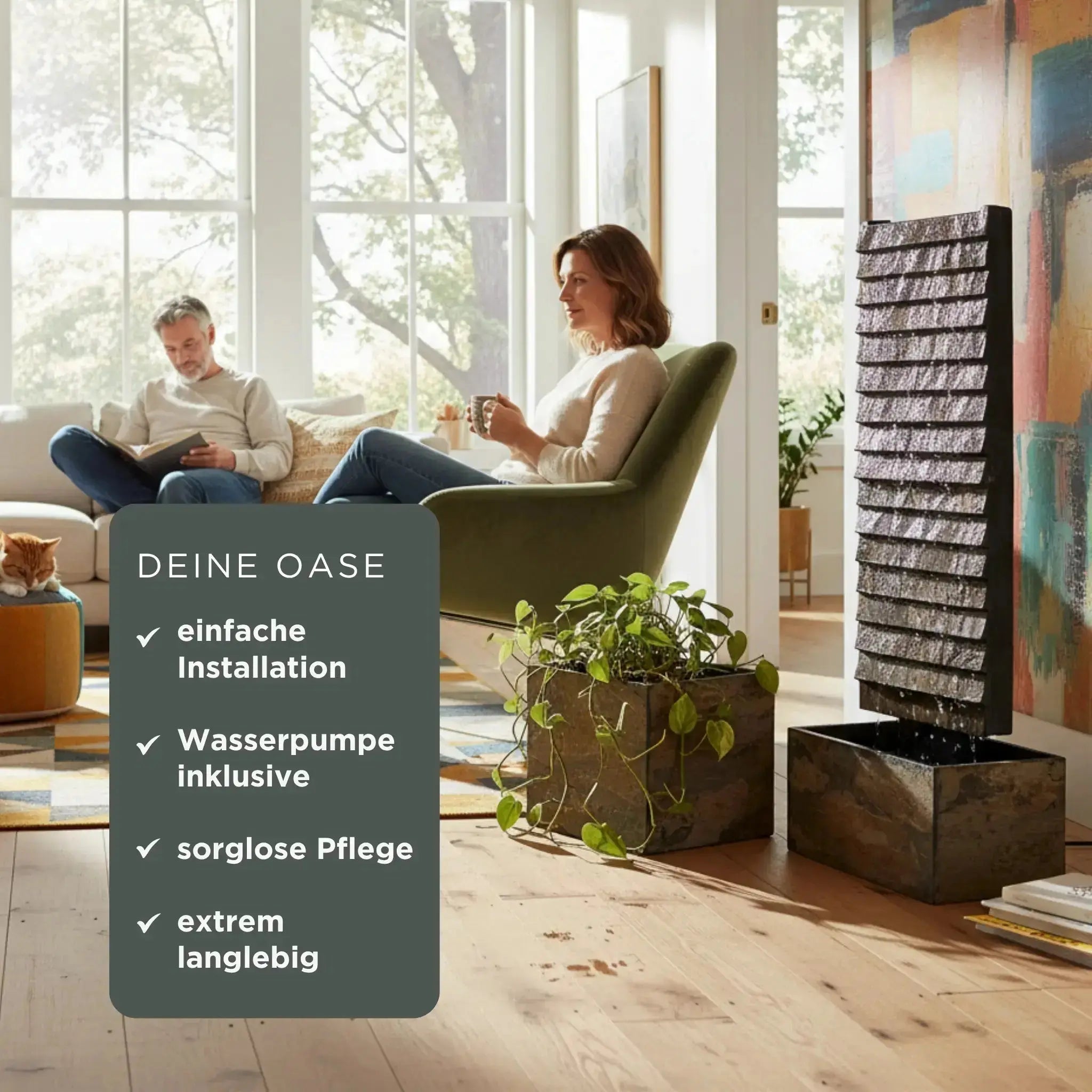 Wasserwand AVA M PURE LIVING Set - CLIMAQUA