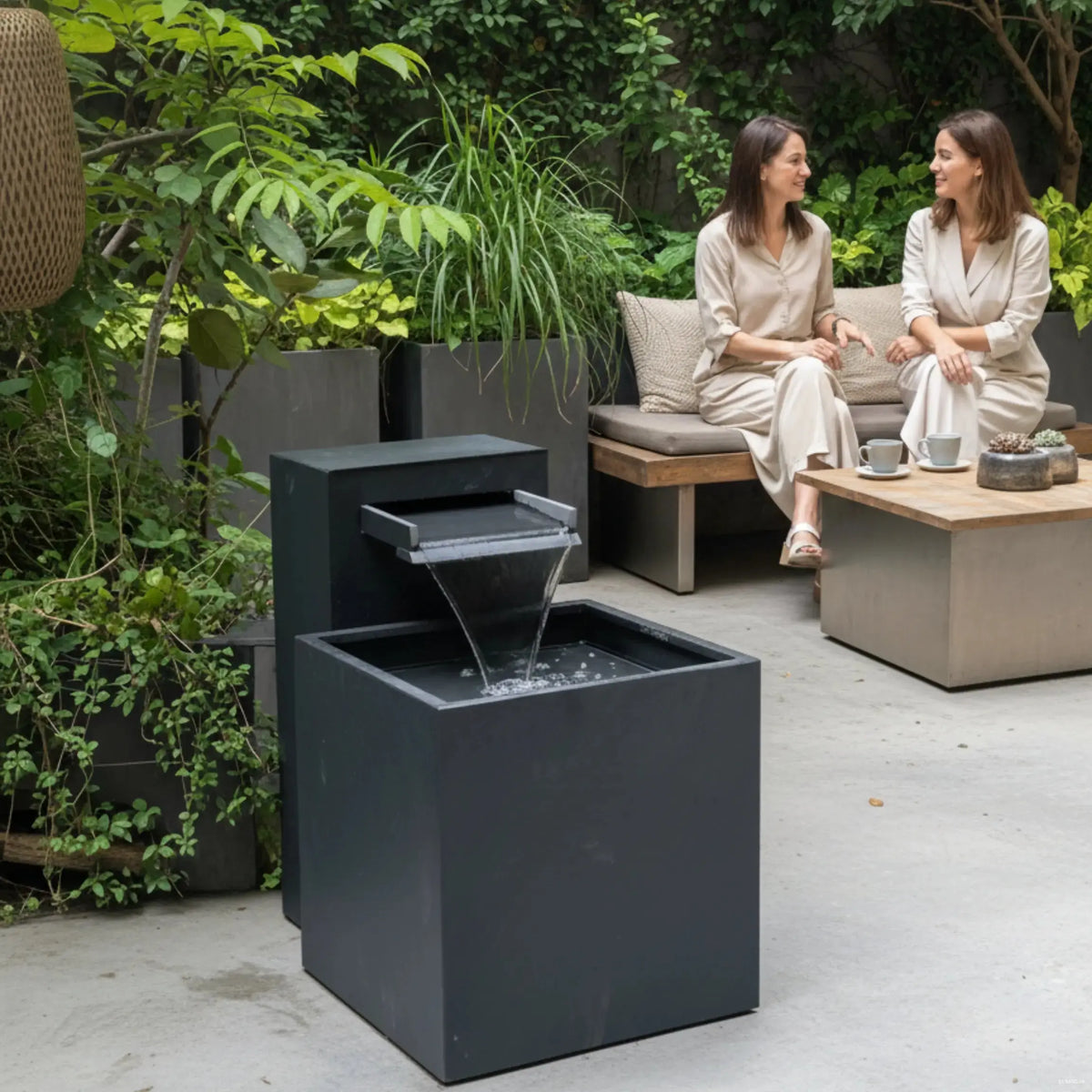 CLIMAQUA Fountains Waterwall Samui 60 Anthracite - CLIMAQUA