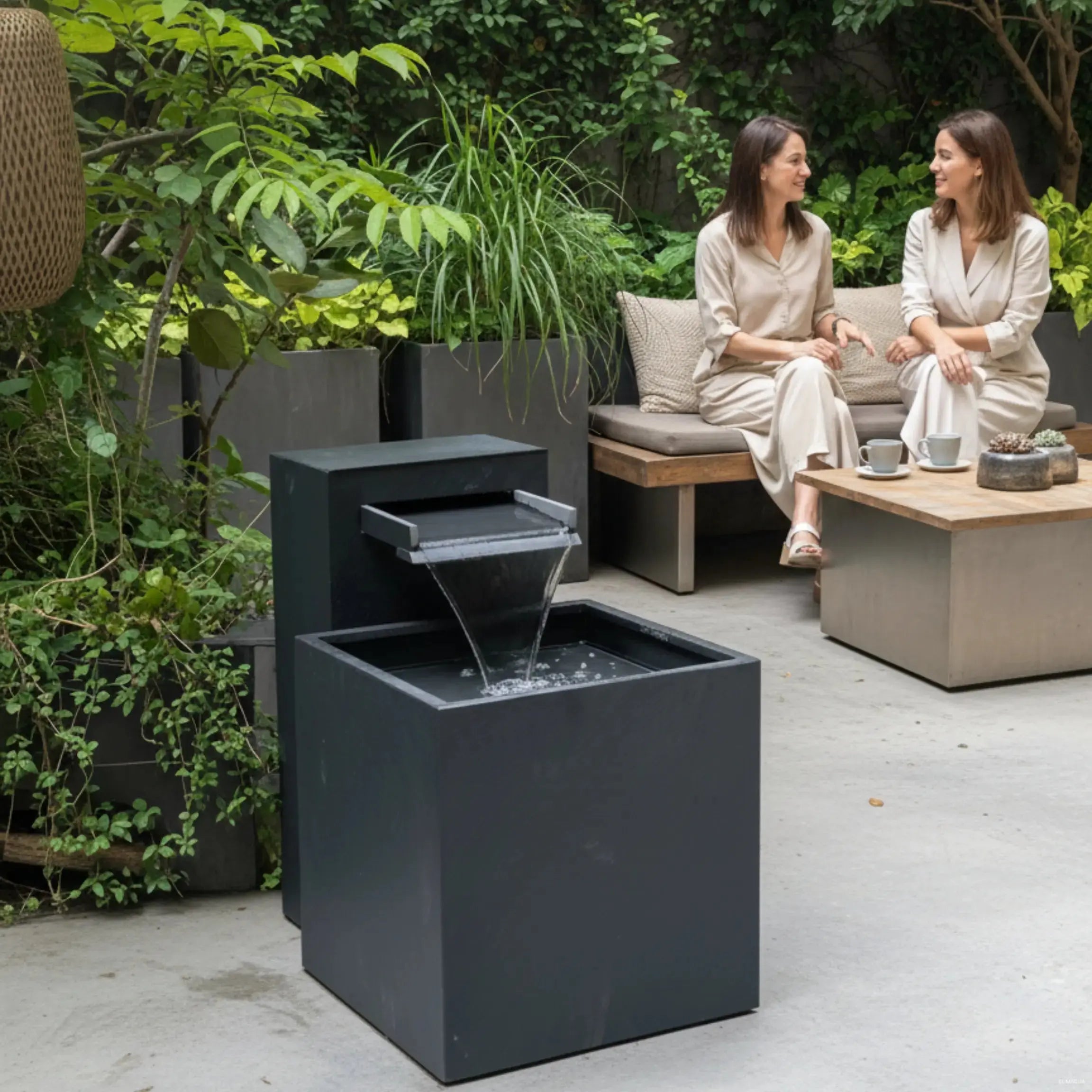 CLIMAQUA Fountains Waterwall Samui 60 Anthracite - CLIMAQUA