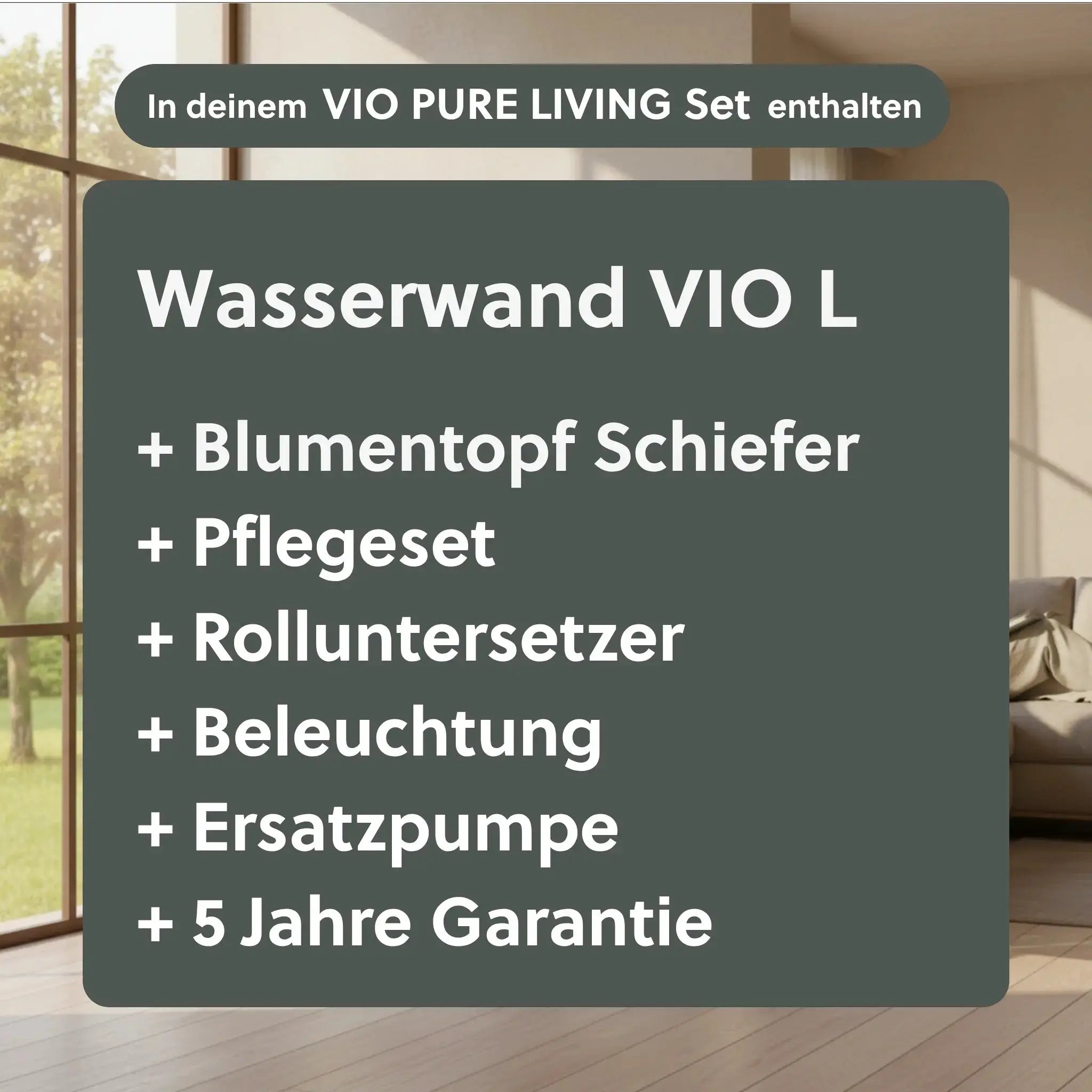 Brunnen Set VIO PURE LIVING - CLIMAQUA