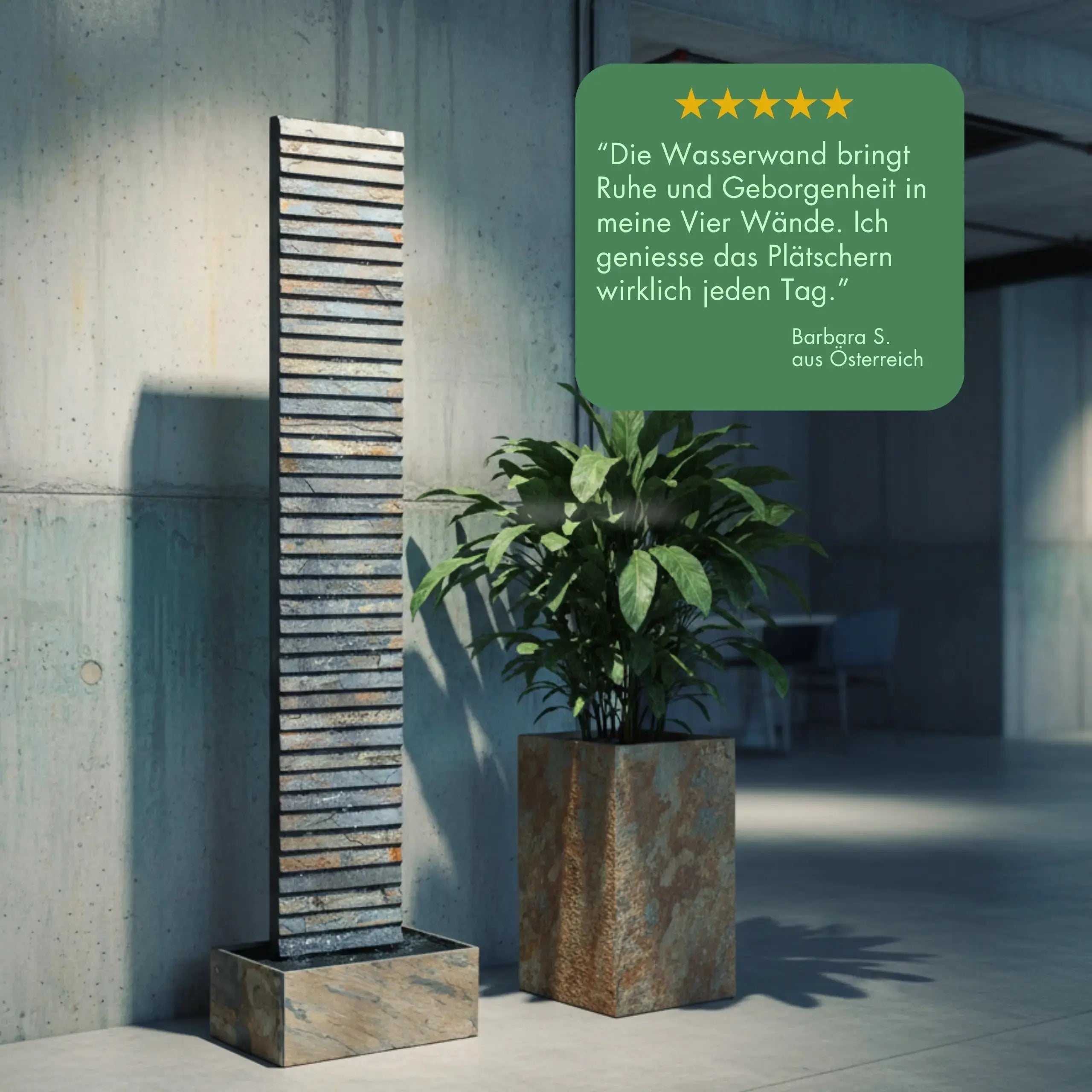 Wasserwand AVA XL DREAM LIVING Set - CLIMAQUA