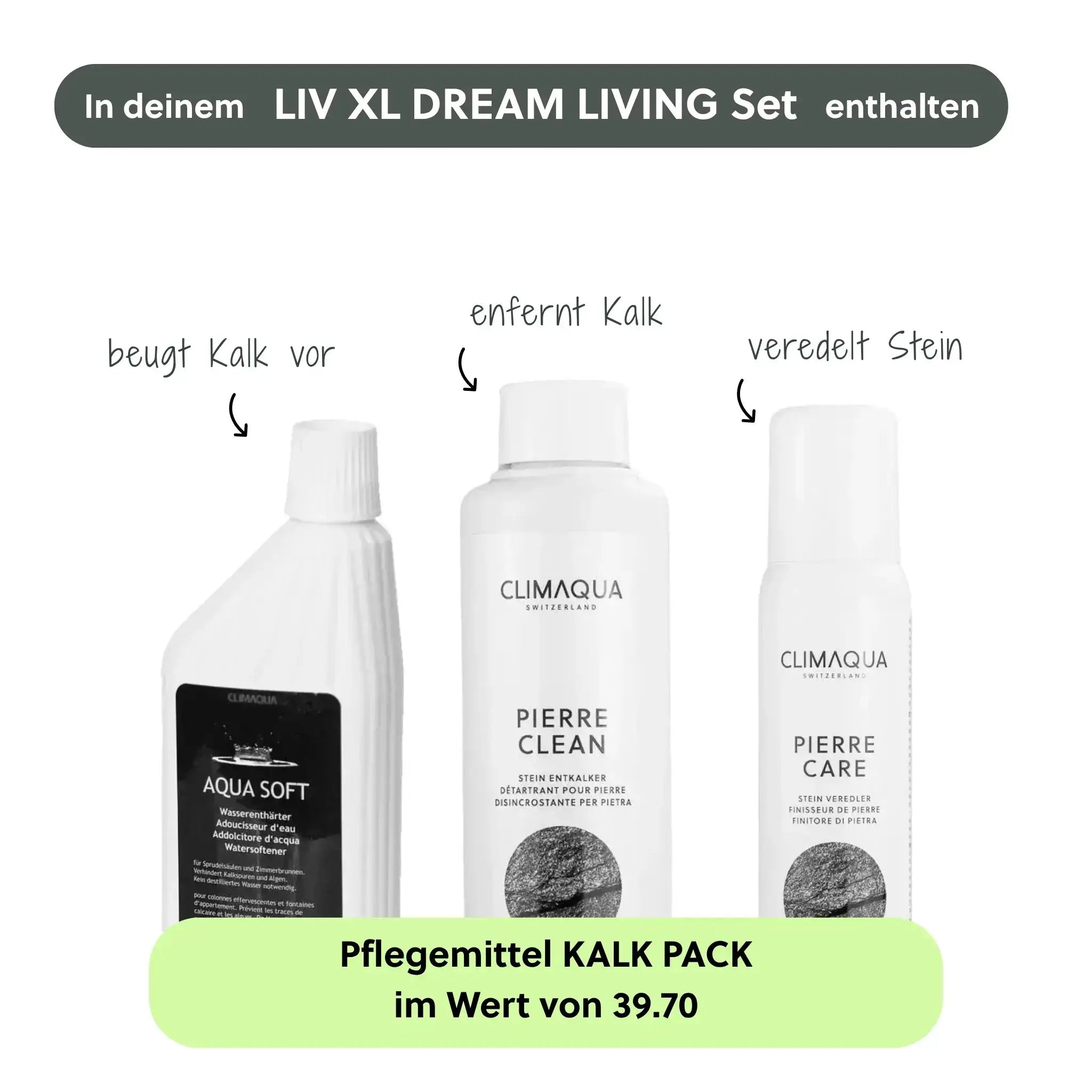 Wasserwand Set LIV XL DREAM LIVING - CLIMAQUA
