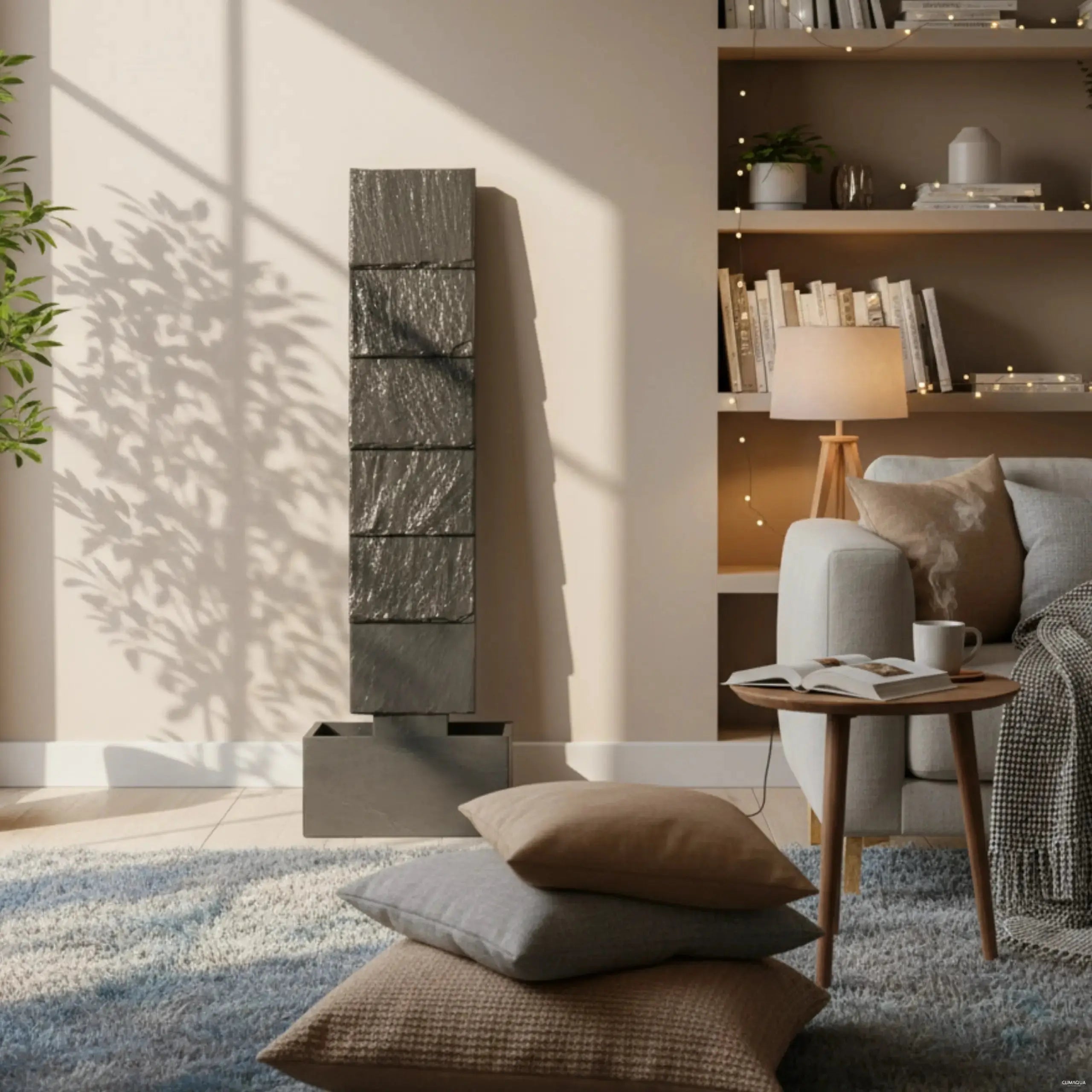 CLIMAQUA Fountains Waterwall VIO L Anthracite - CLIMAQUA