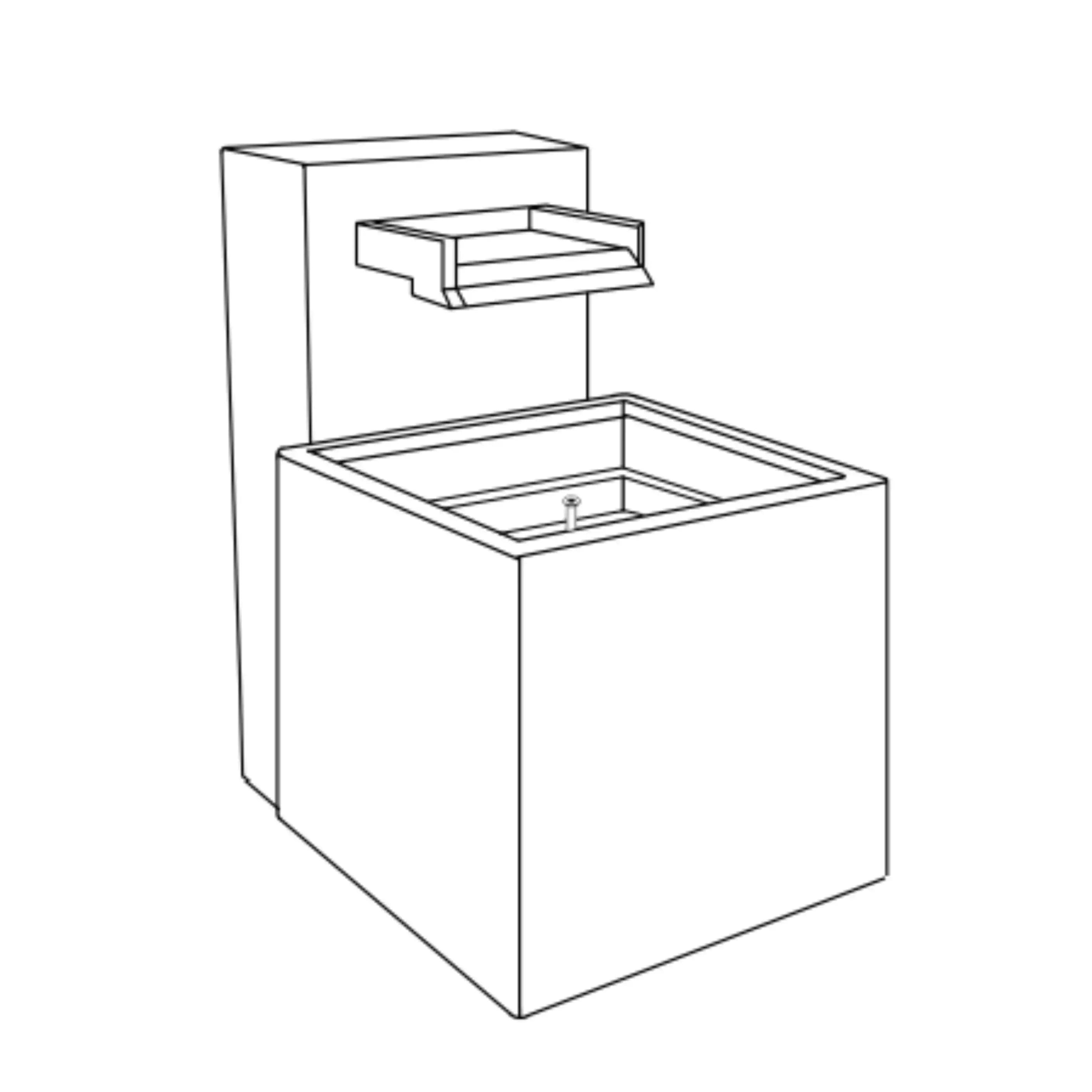CLIMAQUA Fountains Waterwall Samui 40 Anthracite - CLIMAQUA