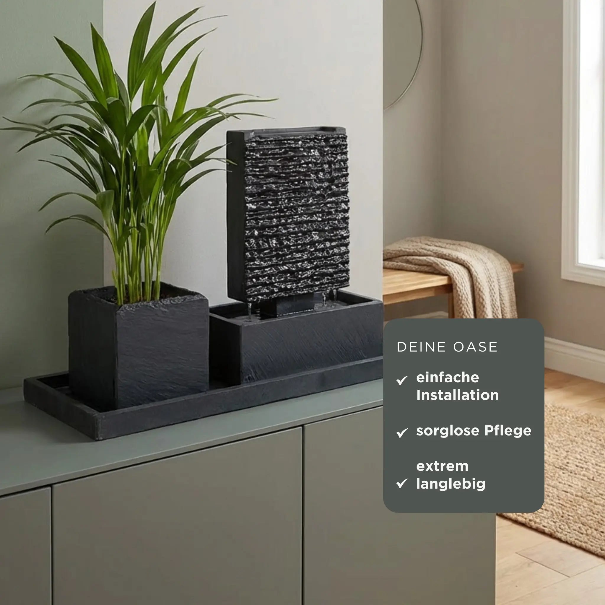 Kleine Wasserwand LIV S HARMONY Set - CLIMAQUA