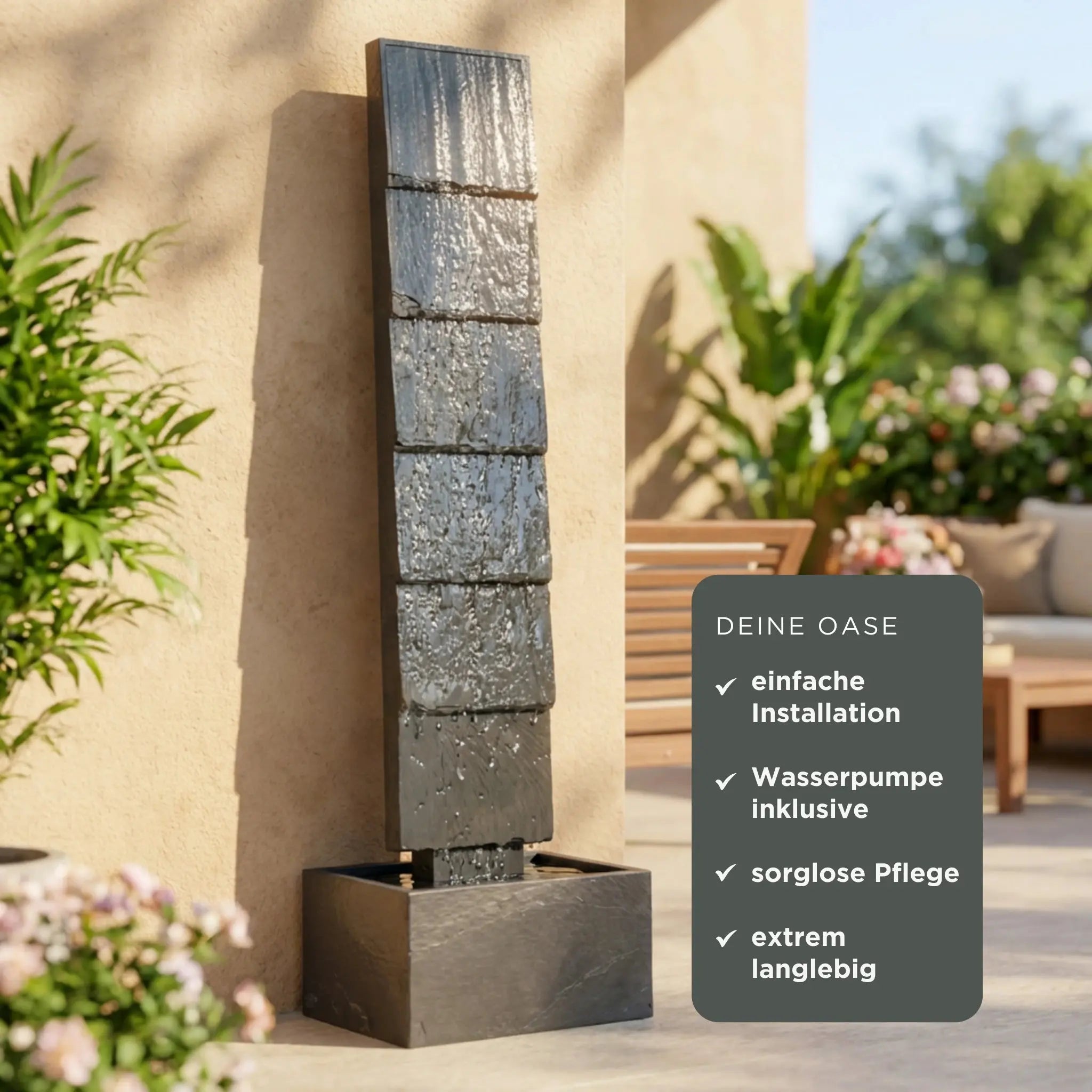 Wasserwand VIO PURE GARDEN Set - CLIMAQUA
