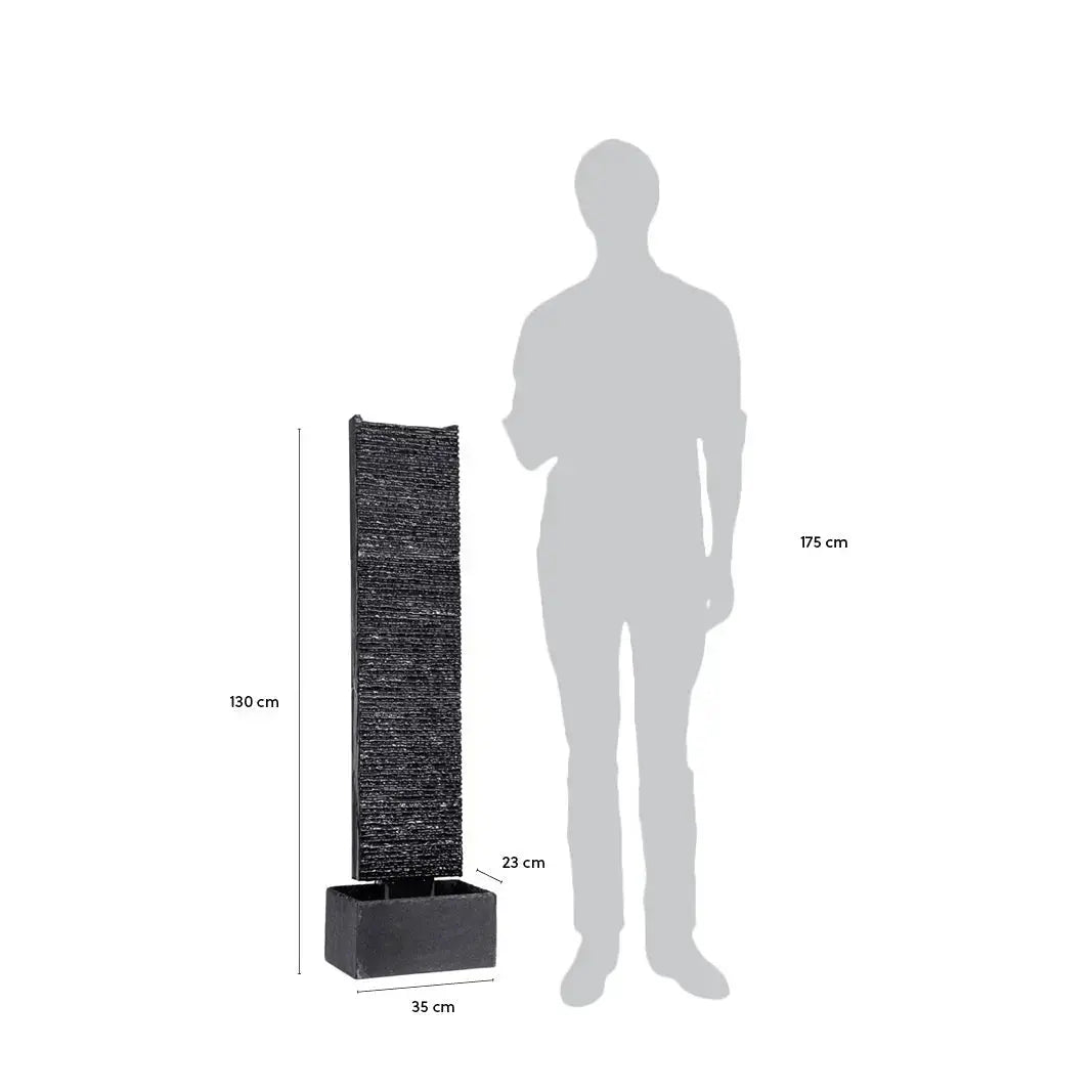 Edle Wasserwand Schiefer 130 cm LIV L - CLIMAQUA