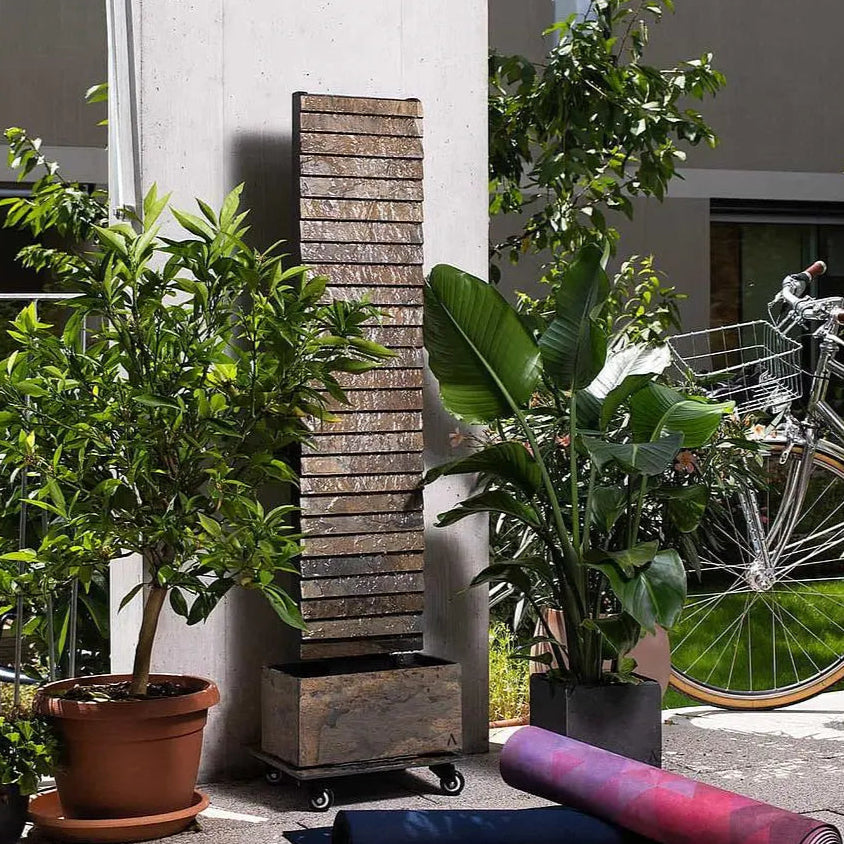 Grosse Wasserwand Schiefer 130cm AVA L - CLIMAQUA