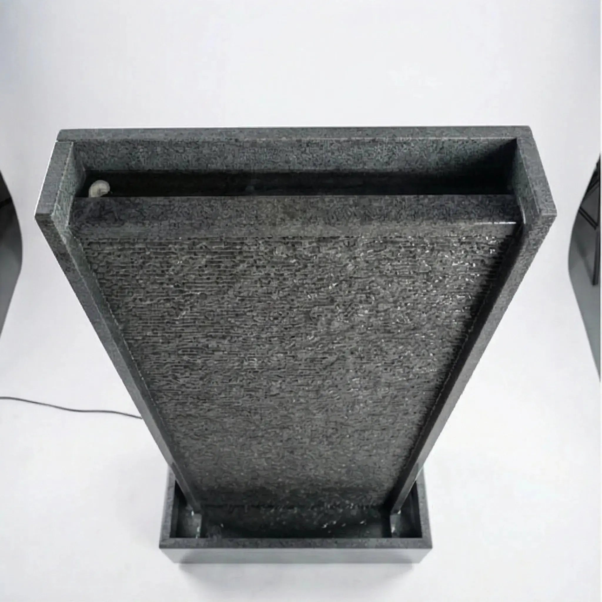 HARMONY – grosse Premium Wasserwand Granitstein, Indoor/Outdoor, 60×40×180 cm - CLIMAQUA