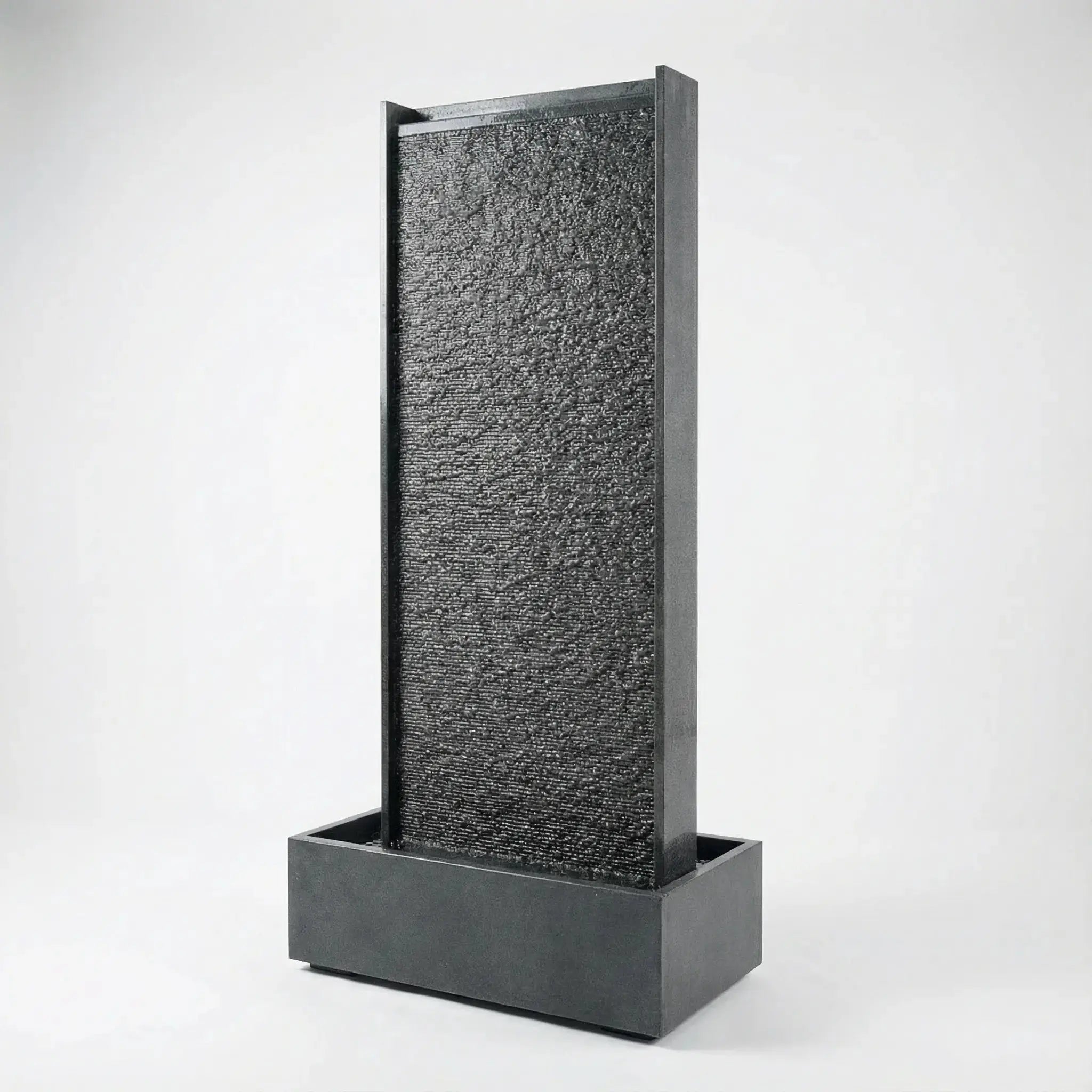 HARMONY – grosse Premium Wasserwand Granitstein, Indoor/Outdoor, 60×40×180 cm - CLIMAQUA