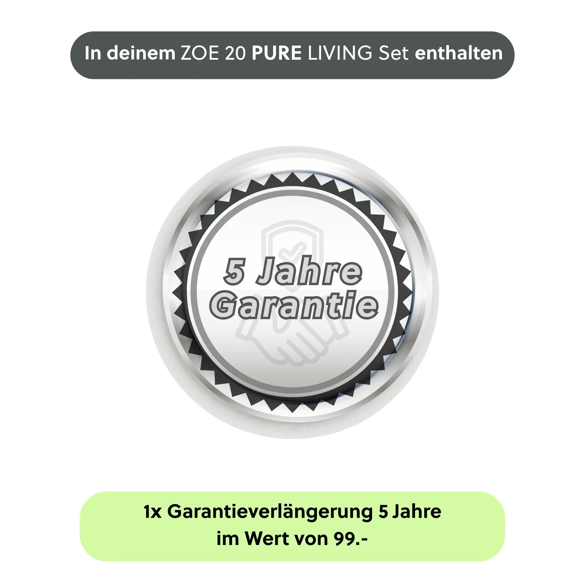 ZOE 20 PURE LIVING Set Anthrazit - CLIMAQUA