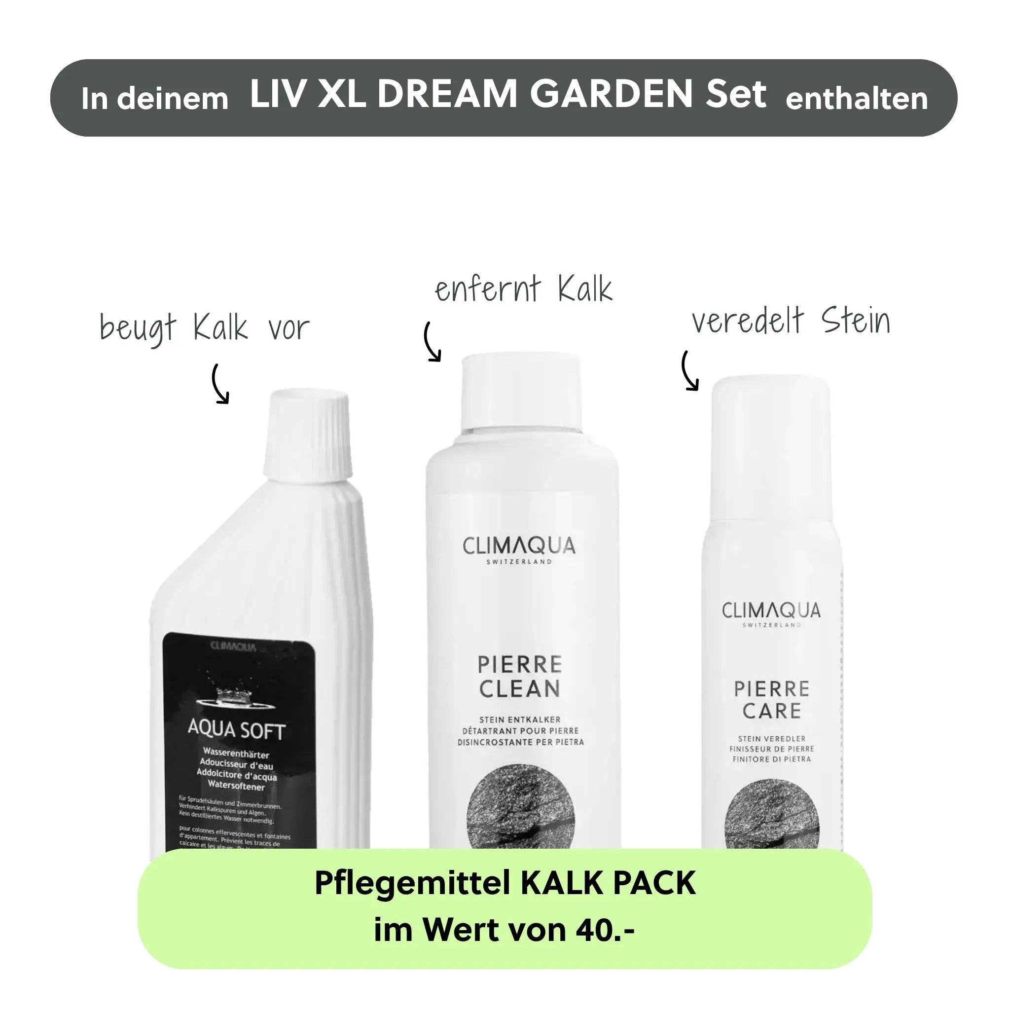 Wasserwand LIV XL DREAM GARDEN SET - CLIMAQUA