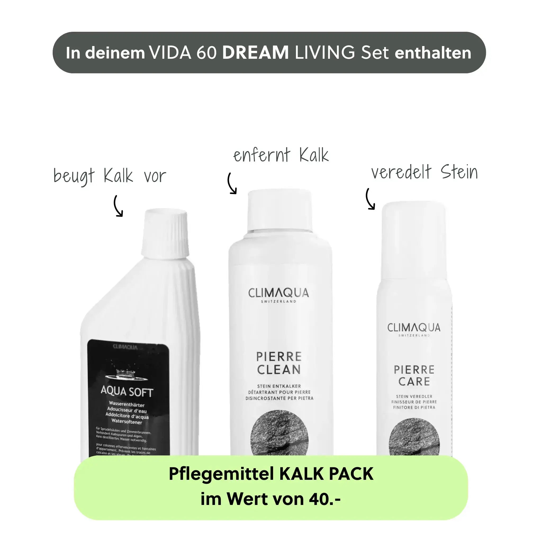 Gartenbrunnen VIDA 60 DREAM LIVING Set Rusty - CLIMAQUA