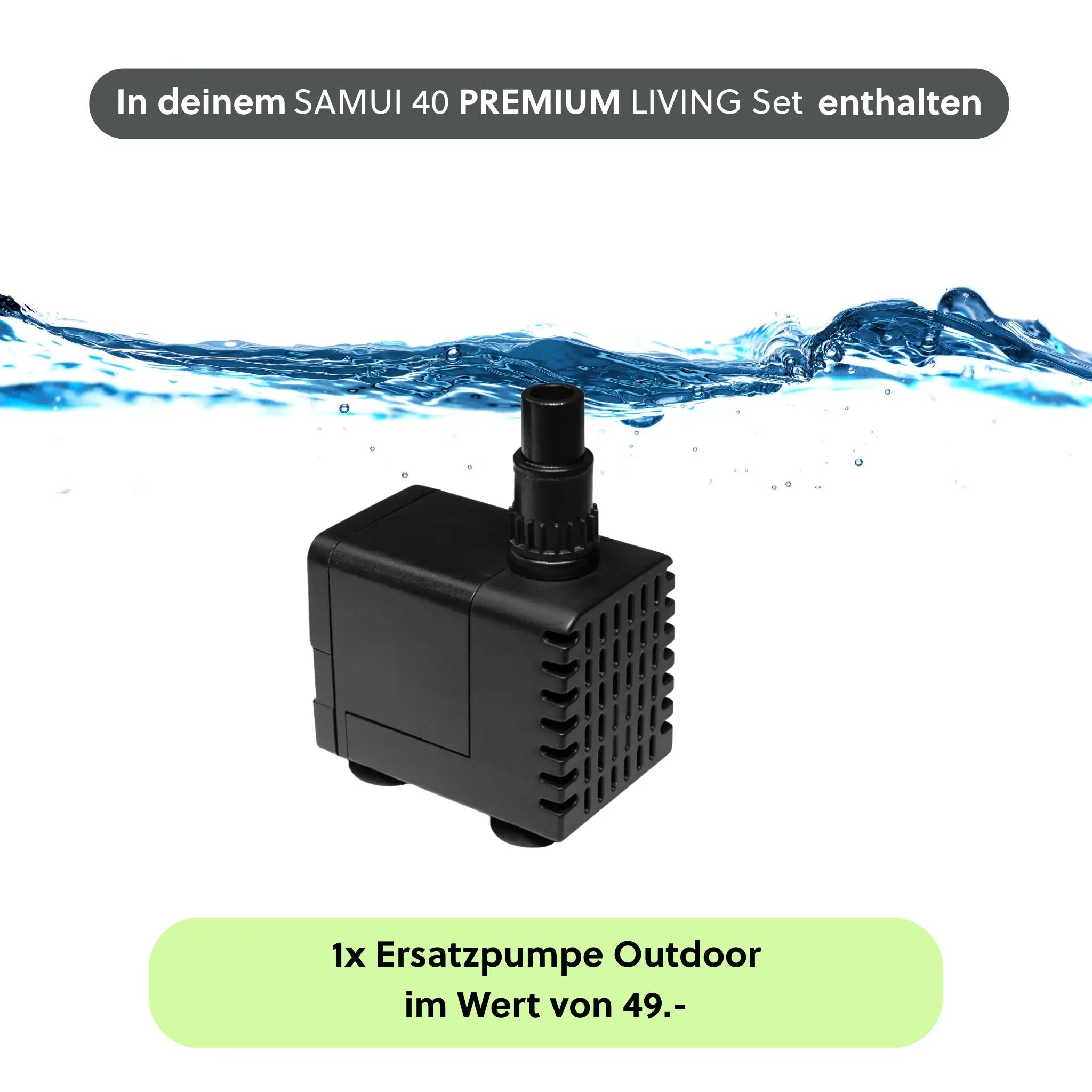 Gartenbrunnen SAMUI 40 PREMIUM LIVING SET - CLIMAQUA