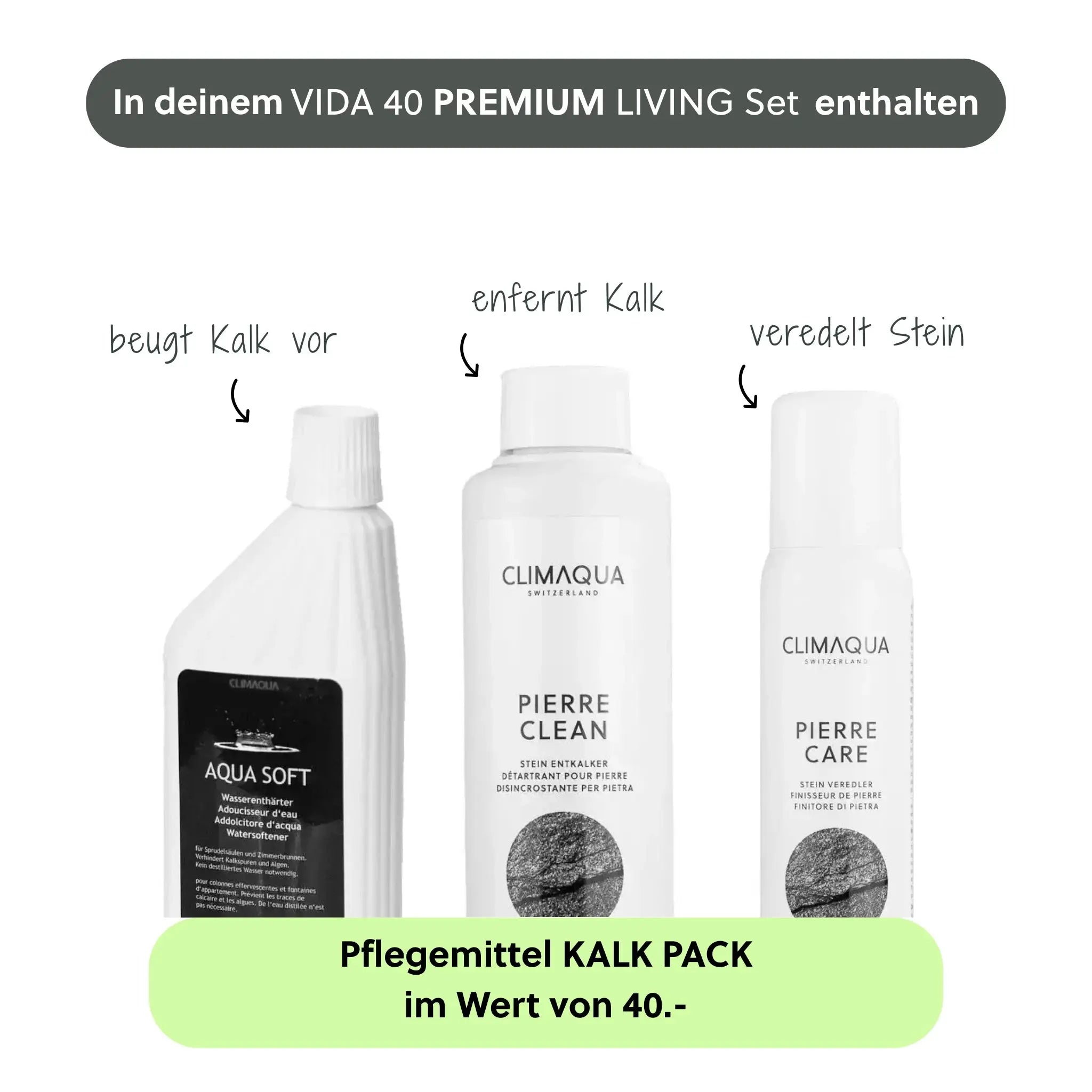 VIDA 40 PREMIUM LIVING Set Rusty - CLIMAQUA