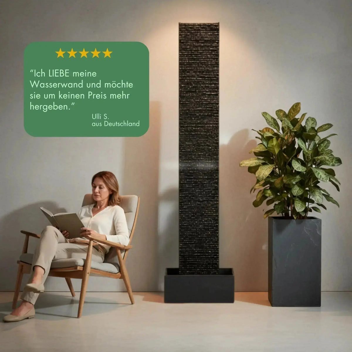 Wasserwand Set LIV XL DREAM LIVING - CLIMAQUA (KI-Inhalte)
