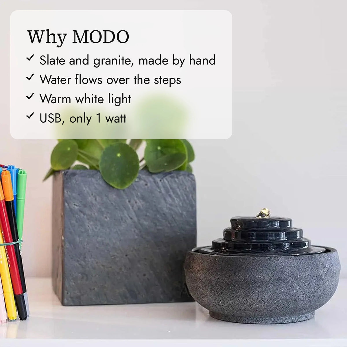 Benefits of the MODO tabletop fountain