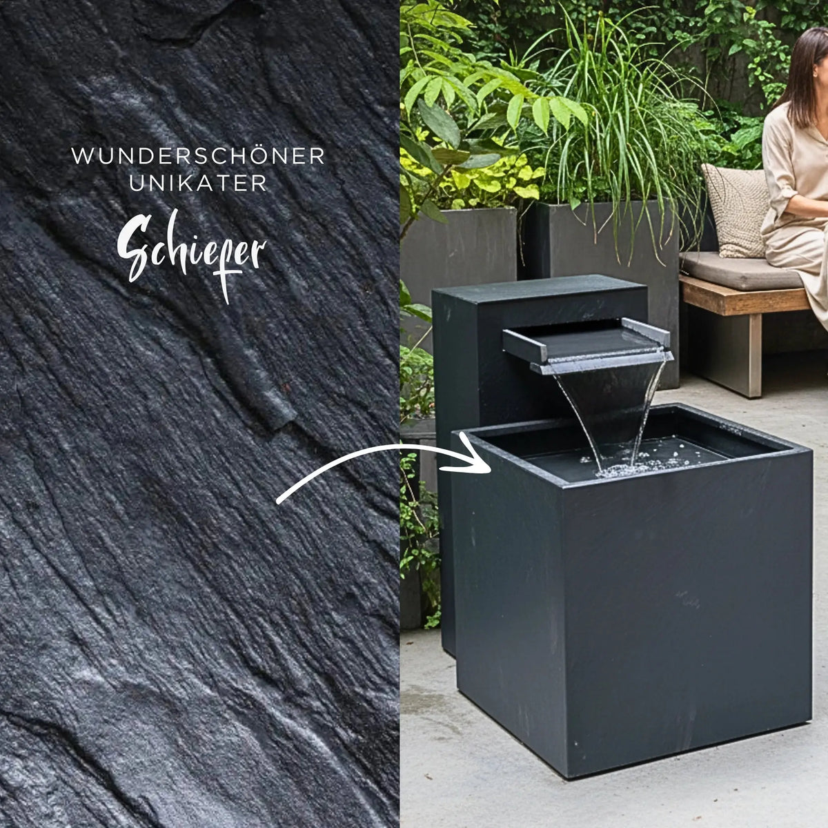 Gartenbrunnen SAMUI 60 DREAM LIVING Set - CLIMAQUA