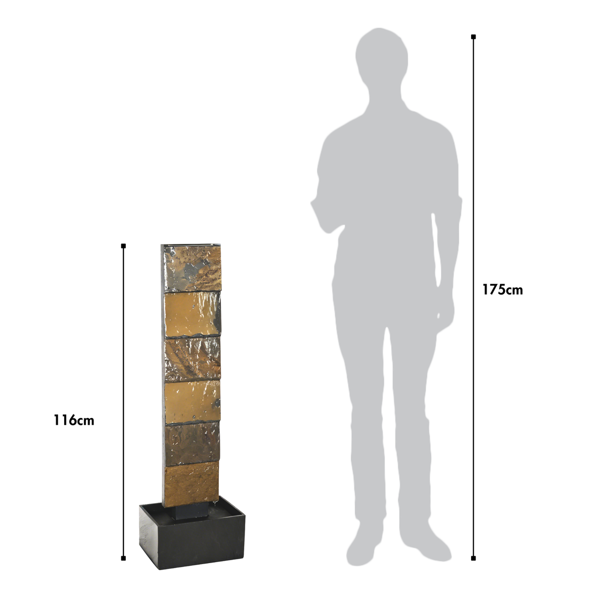 CLIMAQUA Wasserwand VIO L Rusty