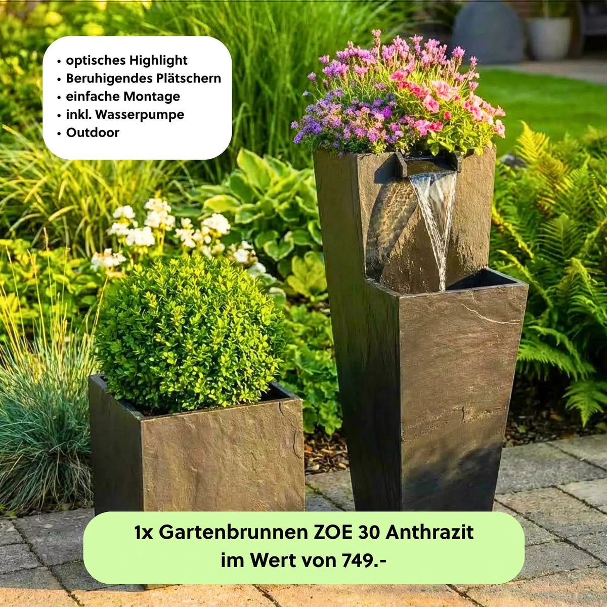 ZOE 30 PREMIUM LIVING Set Anthrazit - CLIMAQUA