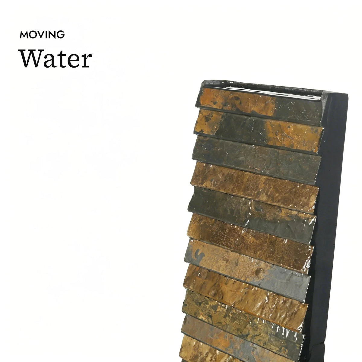 Moving water on the AVA L water wall