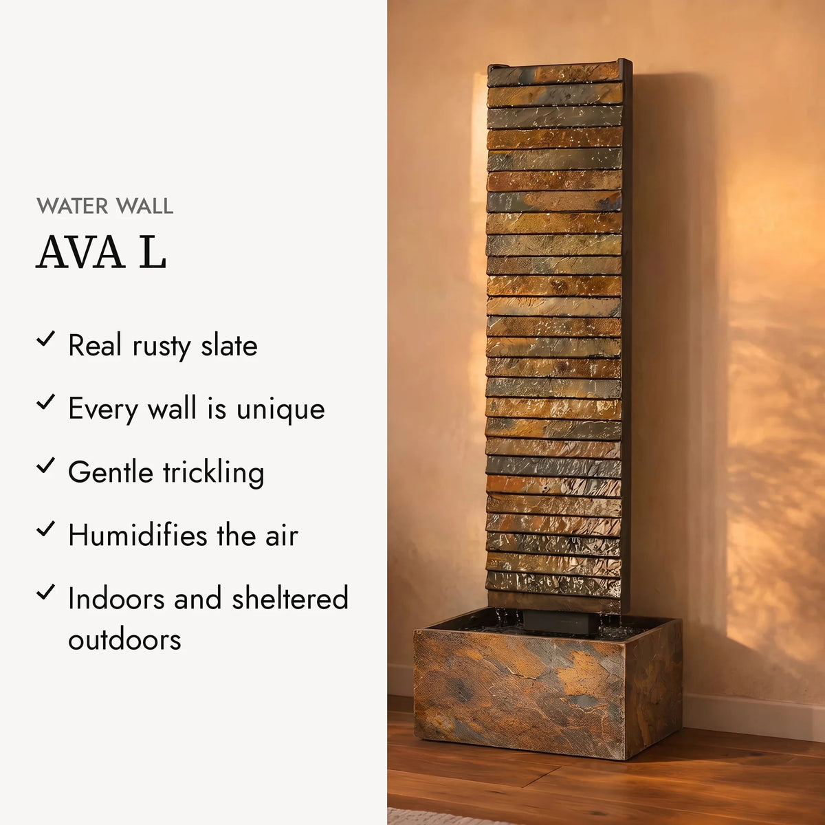 Benefits of the AVA L water wall