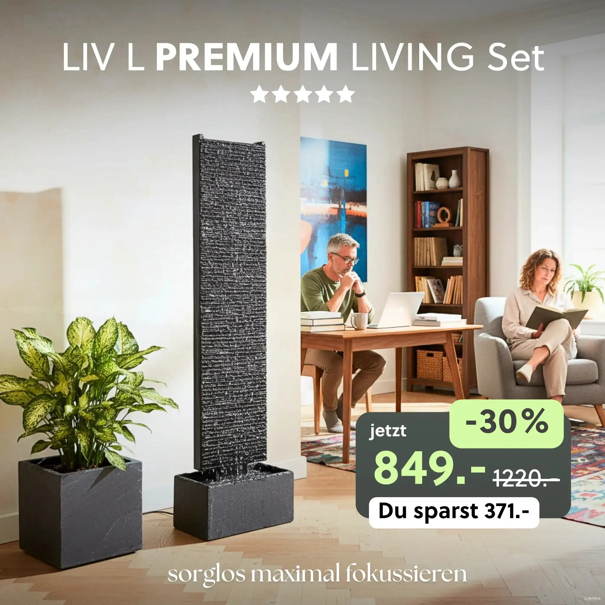 Wasserwand Set LIV L PREMIUM LIVING - CLIMAQUA