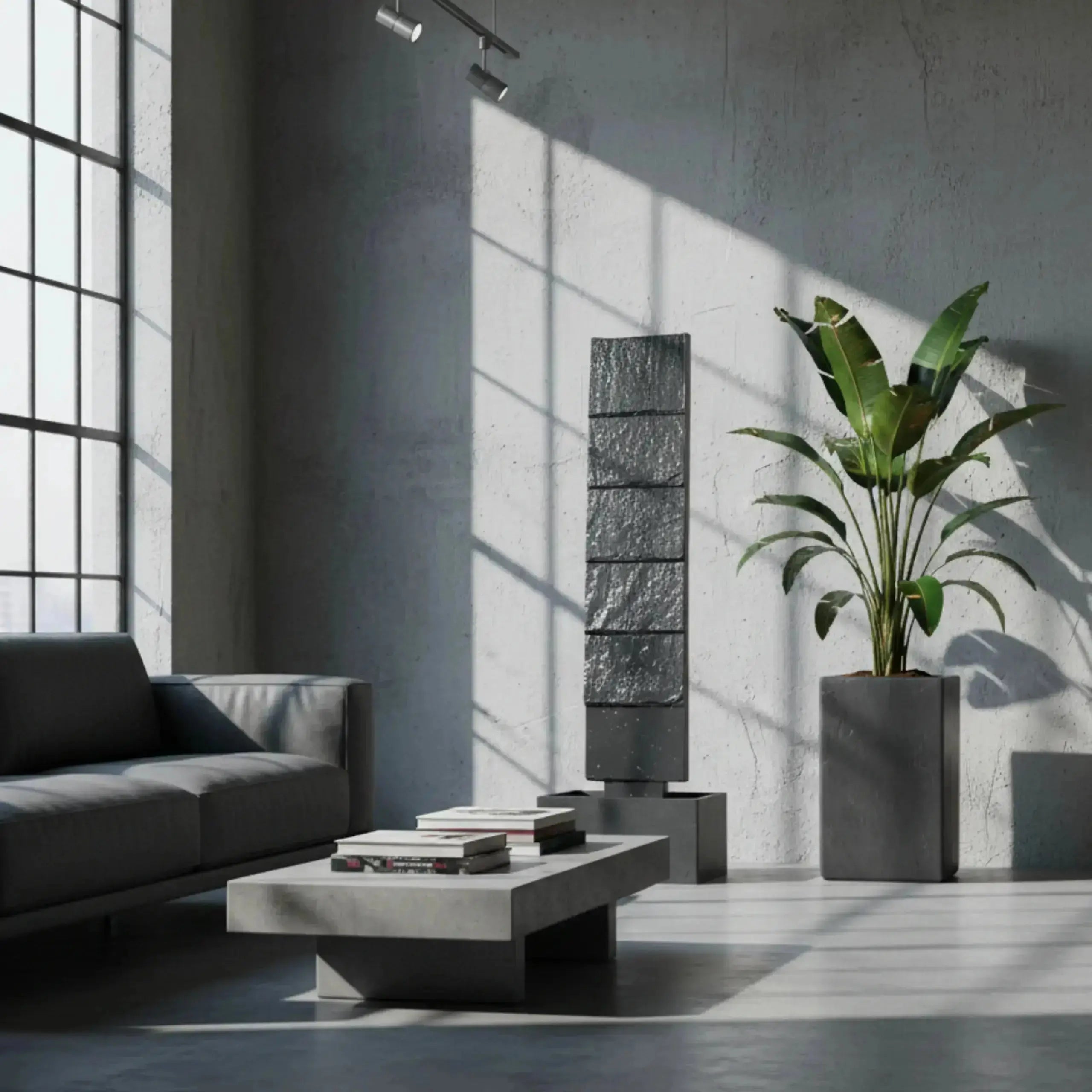 CLIMAQUA Fountains Waterwall VIO L Anthracite - CLIMAQUA