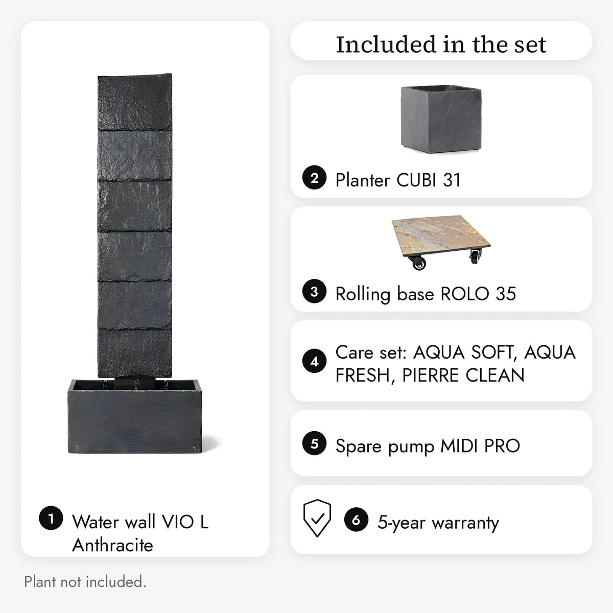 Included in the VIO L PURE LIVING Set