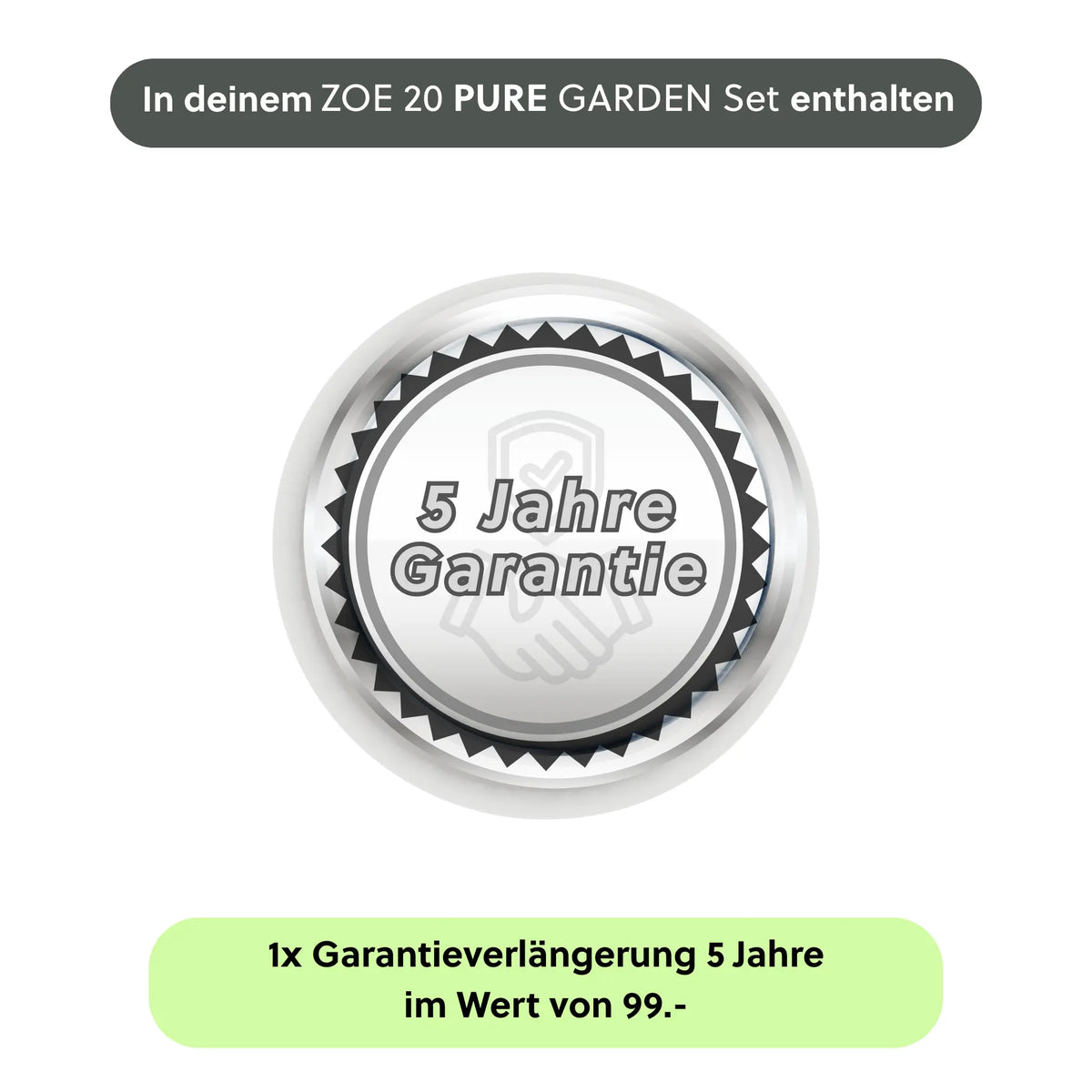 ZOE 20 PURE GARTEN Set Anthrazit - CLIMAQUA