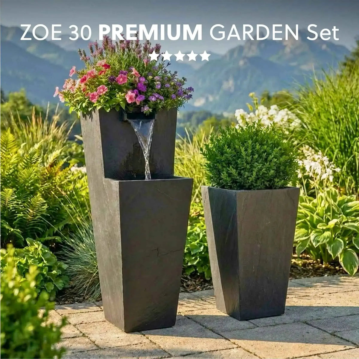 ZOE 30 PREMIUM GARDEN Set Anthrazit - CLIMAQUA