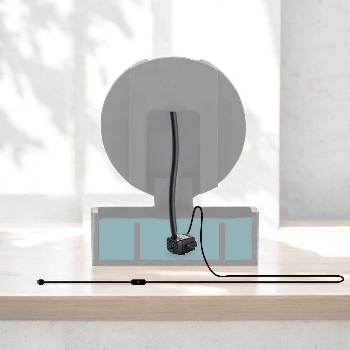 Zen Brunnen Kreis aus Schiefer AYO S - CLIMAQUA