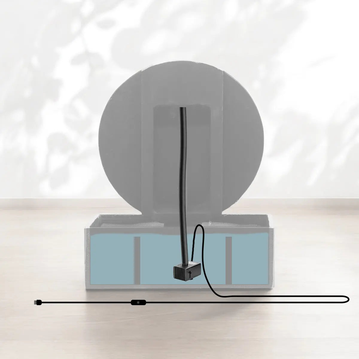 Zimmerbrunnen Kreis aus Schiefer AYO M - CLIMAQUA