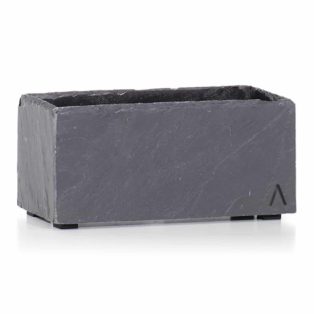 Blumenkästchen 28x13 cm Schiefer Schwarz JARDI 28 Anthracite