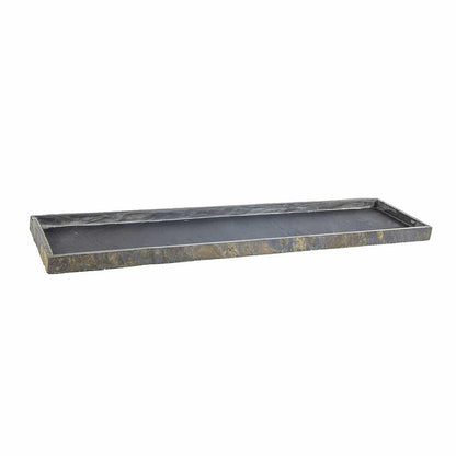 Untersetzer 80x23x3 cm Naturschiefer Braun TRAY 80 Rusty