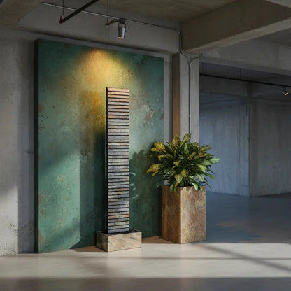 AVA XL –  Hohe Wasserwand Schiefer 2m Braun - CLIMAQUA