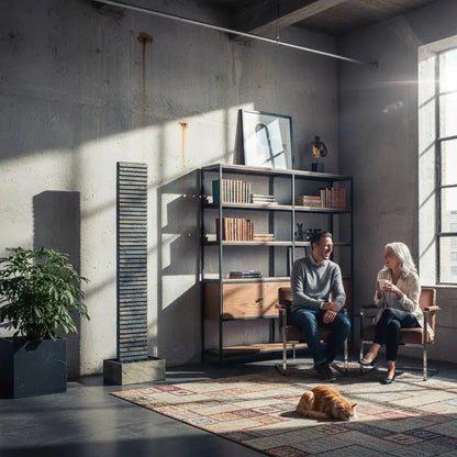 AVA XL –  Hohe Wasserwand Schiefer 2m Braun - CLIMAQUA