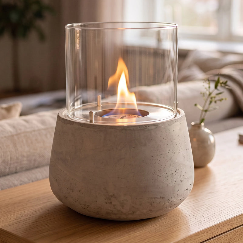 BELLY M – Beton Tischkamin Indoor