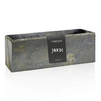 JARDI 50 Rusty – Balkonkasten 50x17x17 cm 8 kg Naturschiefer Braun