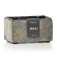 JARDI 21 Rusty – Blumenkästchen 21x12x12 cm 1.7 kg Naturschiefer Braun