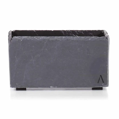 Blumenkästchen 21x11 cm Schiefer Schwarz JARDI 21 Anthracite - CLIMAQUA