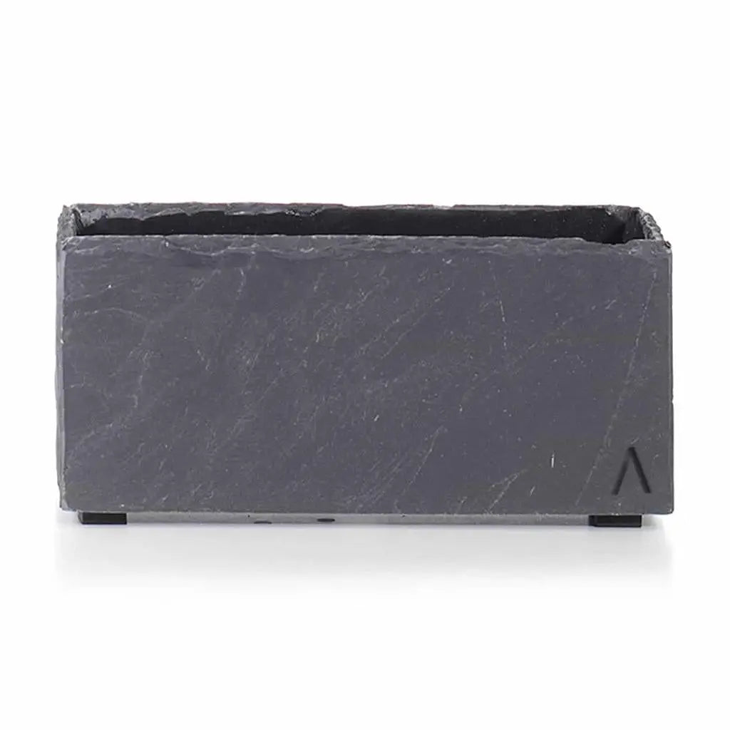 Blumenkästchen 28x13 cm Schiefer Schwarz JARDI 28 Anthracite - CLIMAQUA