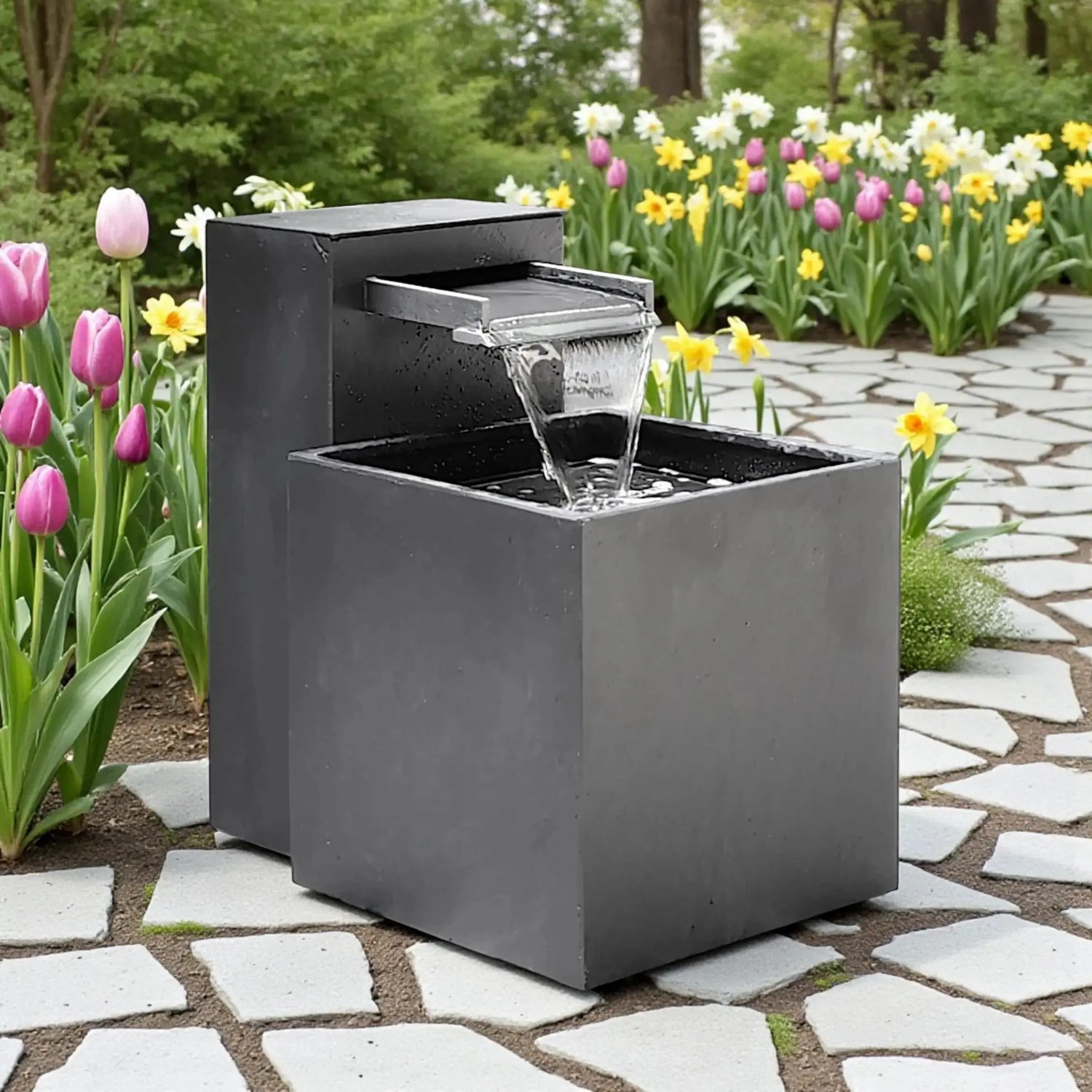 CLIMAQUA Fountains Waterwall Samui 60 Anthracite - CLIMAQUA