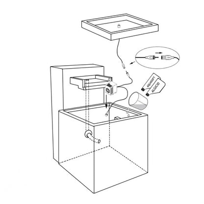 CLIMAQUA Fountains Waterwall Samui 60 Anthracite - CLIMAQUA