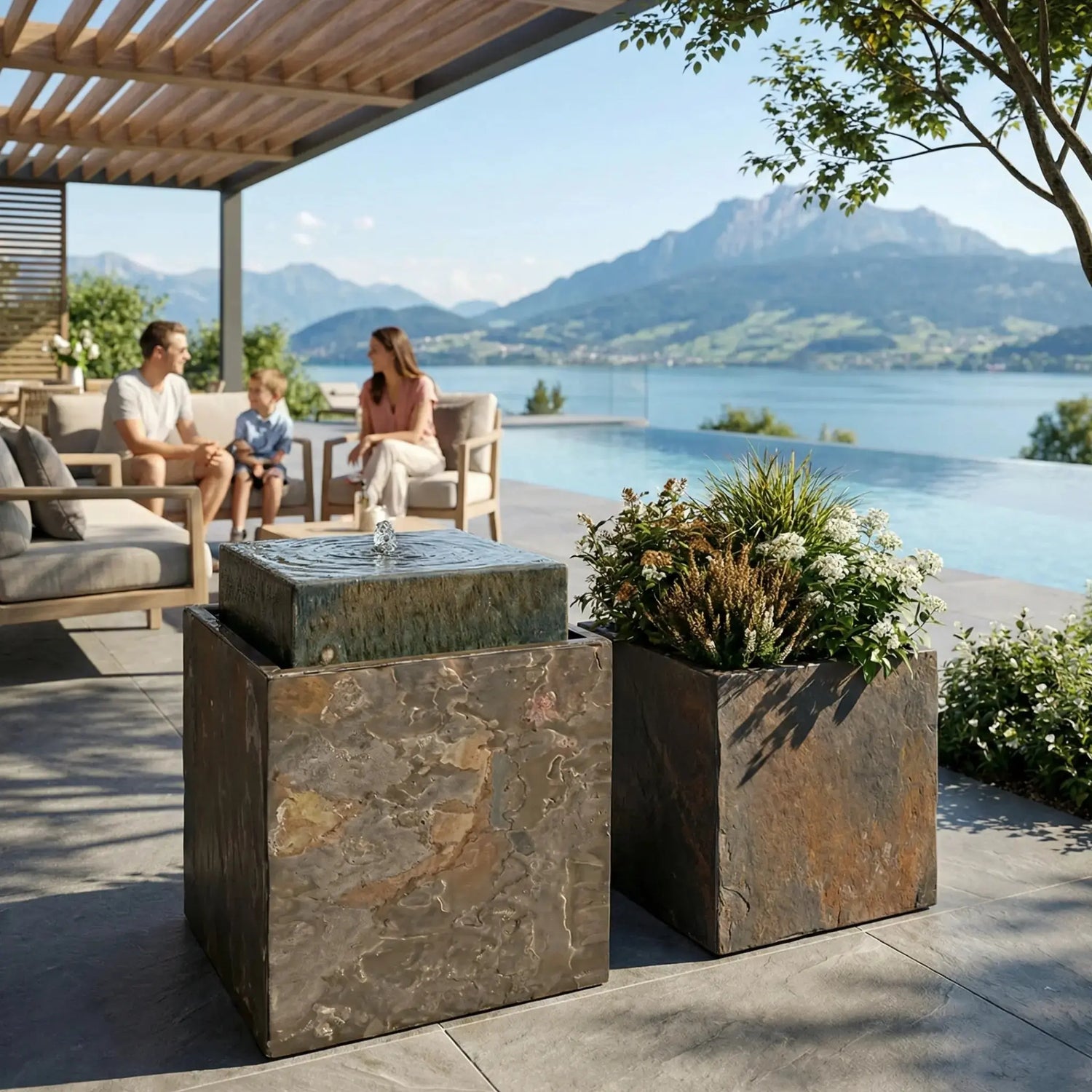 VIDA 40 PREMIUM LIVING Set Rusty - CLIMAQUA