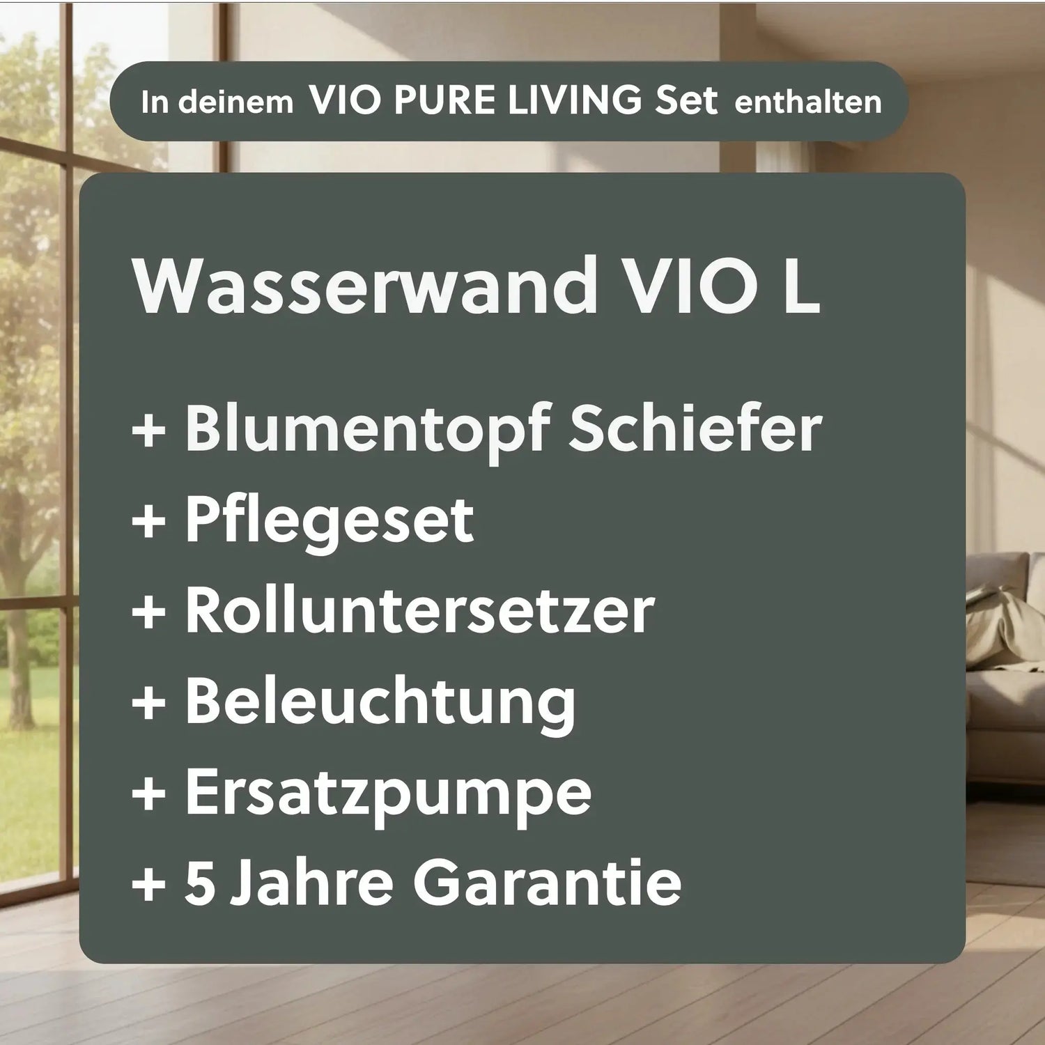 Brunnen Set VIO PURE LIVING - CLIMAQUA