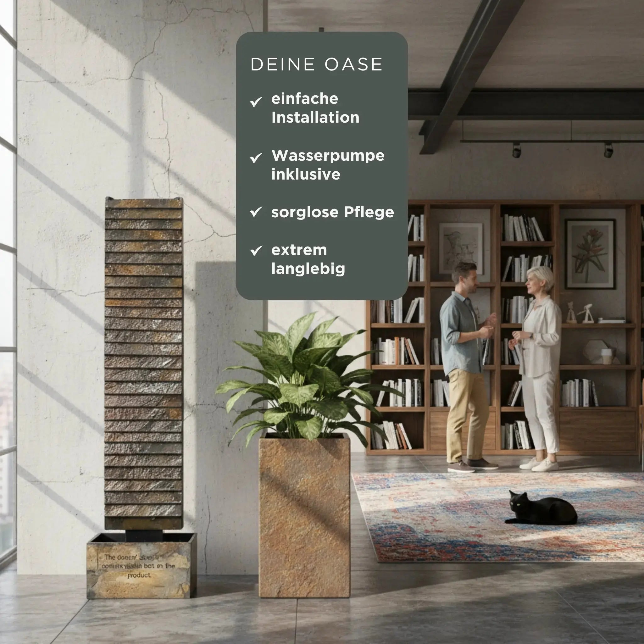 Wasserwand AVA L PREMIUM LIVING Set - CLIMAQUA