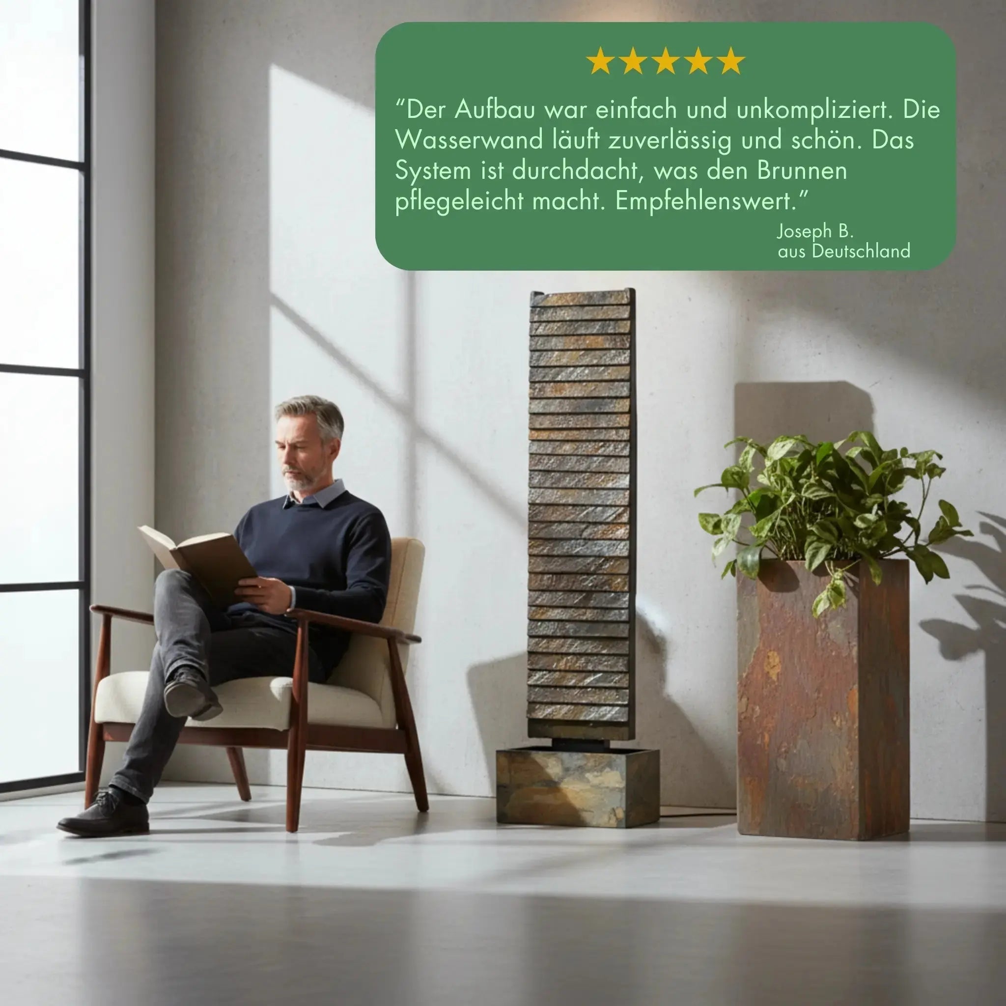 Wasserwand AVA L PREMIUM LIVING Set - CLIMAQUA