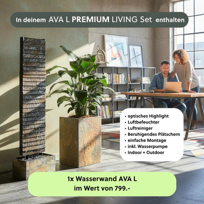 Wasserwand AVA L PREMIUM LIVING Set - CLIMAQUA