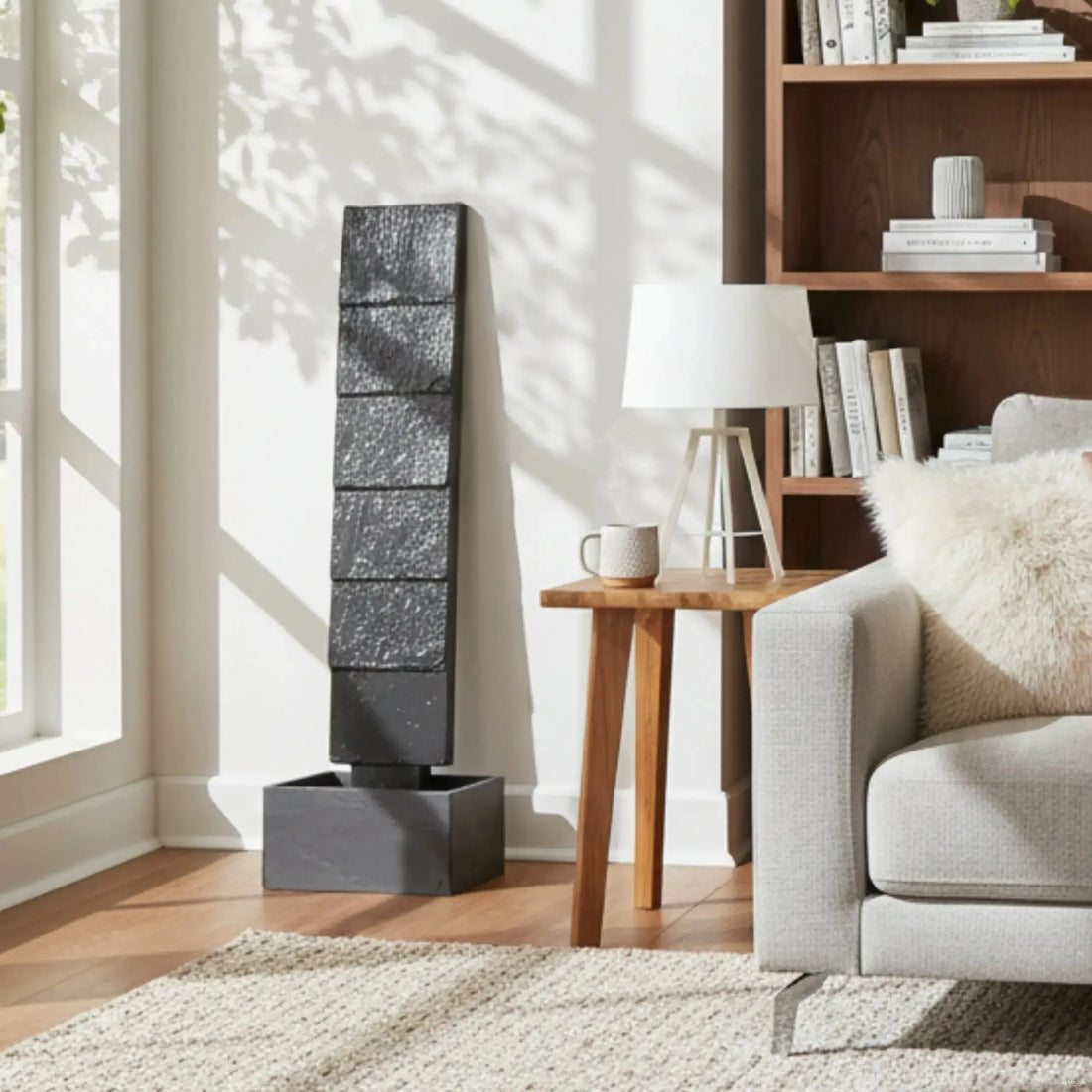 CLIMAQUA Fountains Waterwall VIO L Anthracite - CLIMAQUA